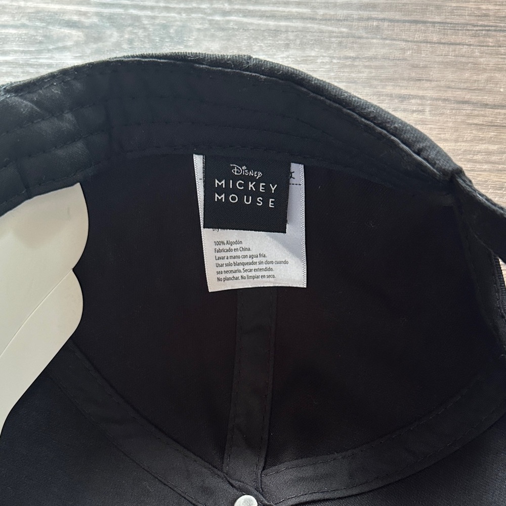 Disney Black Cap with Mickey Mouse Patch - Picture 2 of 5